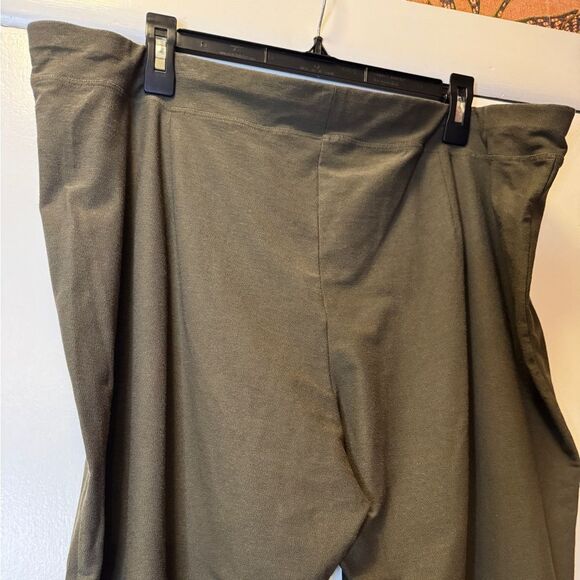 EILEEN FISHER Washable Stretch Crepe Pant Green Women’s Size 2X - Picture 7 of 10